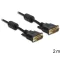 Delock DVI 24+1 apa > apa kábel, 2 m (83190)