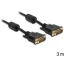 Delock DVI 24+1 apa > apa kábel, 3 m (83191)