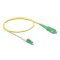 Delock Kábel, optikai szálas LC-APC > SC-APC Simplex egyszeres OS2, 0,5 m (83234)