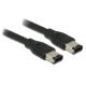 Delock Firewire 6p/6p kábel 0,5m