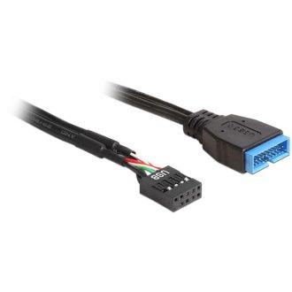   Delock USB 2.0 pin fejes anya > USB 3.0 pin fejes apa kábel (83281)