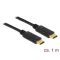 Delock USB 2.0 kábel Type-C a Type-C 1 m 5 A E-Marker (83323)