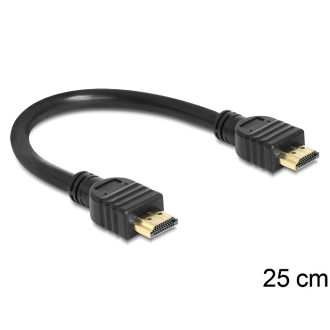   Delock nagy sebességű HDMI Ethernet - A kábel, apa / apa, 25 cm (83352)