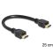 Delock nagy sebességű HDMI Ethernet - A kábel, apa / apa, 25 cm (83352)