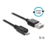 Delock EASY-USB 2.0 -A apa > USB 2.0 micro-B apa kábel, 5 m (83369)