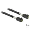 Delock Mini SAS HD x 4 SFF 8643 apa > Mini SAS HD x 4 SFF 8643 apa kábel, 1 m (83387)