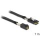 Delock Mini SAS HD x 4 SFF 8643 apa > Mini SAS x 4 36 Pin SFF 8087 apa kábel, 1 m