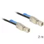 Delock Mini SAS HD x 4 SFF 8644 apa > Mini SAS HD x 4 SFF 8644 apa kábel, 2 m (83395)