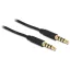 Delock Sztereo kábel 3.5 mm 4 pin plug > plug 2 m (83436)