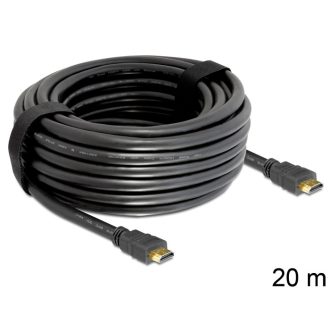   Delock nagy sebességű HDMI Ethernet kábel   HDMI A dugós > HDMI A dugós 20 m (83452)