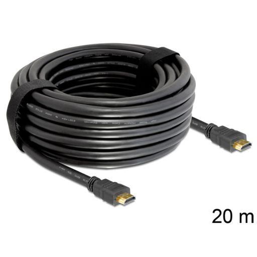 Delock nagy sebességű HDMI Ethernet kábel   HDMI A dugós > HDMI A dugós 20 m (83452)