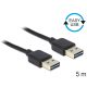 Delock EASY-USB 2.0-A apa > apa kábel, 5 m