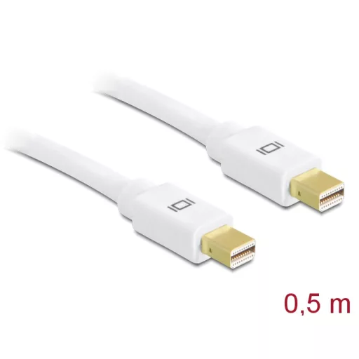 Delock Kábel Mini Displayport 1.2 dugó > Mini Displayport dugó 4K 0,5 m (83471)