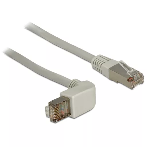 Delock kábel RJ45 Cat.5e SFTP szögletes / egyenes 0,5 m (83514)