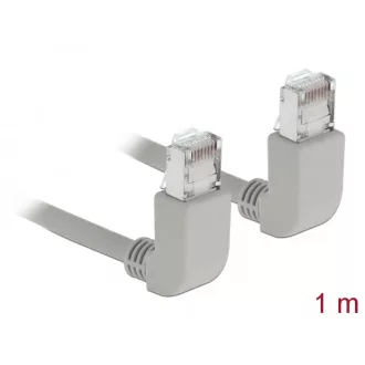   Delock Hálózati kábel RJ45 Cat.6A S/FTP felfelé néző / felfelé néző 1 m (83517)