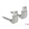 Delock Hálózati kábel RJ45 Cat.6A S/FTP felfelé néző / felfelé néző 1 m (83517)