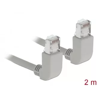   Delock Hálózati kábel RJ45 Cat.6A S/FTP felfelé néző / felfelé néző 2 m (83523)