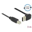 Delock Kábel EASY-USB 2.0-s A típusú csatlakozódugó, ívelt felfelé / lefelé > USB 2.0-s B-típusú csa (83541)