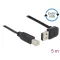 Delock Kábel EASY-USB 2.0-s A típusú csatlakozódugó, ívelt felfelé / lefelé > USB 2.0-s B-típusú csa (83542)