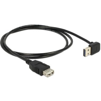   DELOCK Easy-USB 2.0-A apa fel/le fordított > USB 2.0-A anya hosszabbító kábel 1 méter (83547)