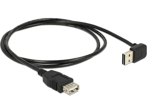 DELOCK Easy-USB 2.0-A apa fel/le fordított > USB 2.0-A anya hosszabbító kábel 1 méter (83547)