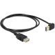 DELOCK Easy-USB 2.0-A apa fel/le fordított > USB 2.0-A anya hosszabbító kábel 1 méter (83547)
