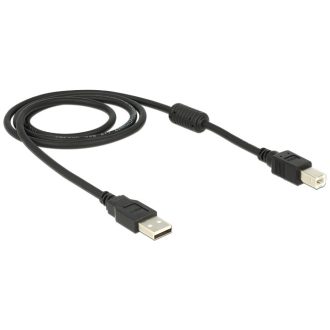   Delock USB2.0 kábel A-tip. dugó > B-tip dugó csatlakozókkal, 1m (83566)