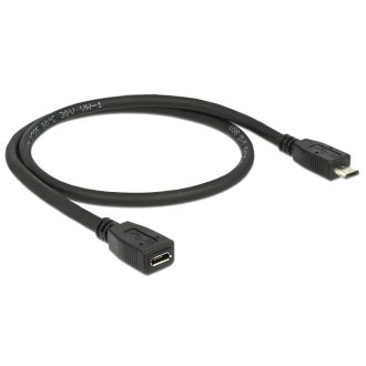   Delock Bővítőkábel USB 2.0-s, Micro-B típusú csatlakozódugóval > USB 2.0-s, Micro-B típusú csatlakoz (83567)