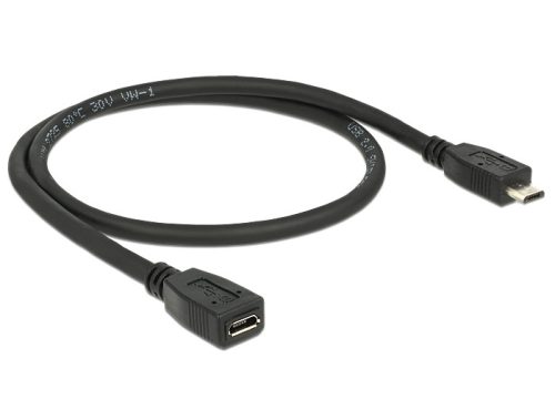 Delock Bővítőkábel USB 2.0-s, Micro-B típusú csatlakozódugóval > USB 2.0-s, Micro-B típusú csatlakoz (83567)