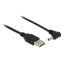 Delock USB Power Kábel > DC 3.5 x 1.35 mm apa 90fok 1.5 m (83577)