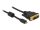 Delock HDMI-kábel Micro-D-csatlakozódugóval > DVI 24+1 csatlakozódugó 1 m (83585)