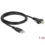 Delock Kábel USB 2.0 A típusú dugó > USB 2.0 B típusú dugó csavarokkal ellátott 1 m (83594)