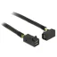 Delock Kábel Mini SAS HD SFF-8643 > Mini SAS HD SFF-8643, ívelt, 0,5 m (83621)