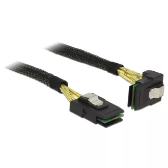   Delock Kábel Mini SAS SFF-8087 > Mini SAS SFF-8087, ívelt, 0,5 m (83622)