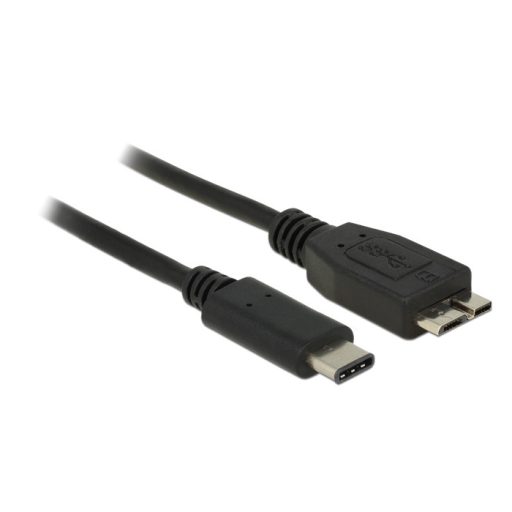 Delock Kábel SuperSpeed USB (USB 3.1, Gen 2) USB Type-C dugó > USB Micro-B típusú dugó 0,5 m fekete (83676)