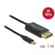 Delock USB Type-C koax kábel DisplayPort-hoz (DP Alt Mode) 4K 60 Hz 1 m (83709)