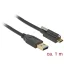 Delock SuperSpeed USB 10 Gbps (USB 3.1 Gen 2) kábel A-típusú apa csatlakozó > USB Type-C  apa csatla (83717)