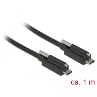   Delock SuperSpeed USB 10 Gbps (USB 3.1 Gen 2) kábel USB Type-C  apa csatlakozó > USB Type-C  apa csa (83719)