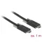 Delock SuperSpeed USB 10 Gbps (USB 3.1 Gen 2) kábel USB Type-C  apa csatlakozó > USB Type-C  apa csa (83720)