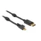 Delock Kábel mini Displayport 1.2-dugós csatlakozó csavarral > Displayport-csatlakozódugó 4K fekete (83722)