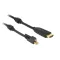 Delock Kábel mini Displayport 1.2-dugós csatlakozó csavarral > HDMI-csatlakozódugó 4K aktív fekete2m (83730)