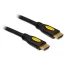 Delock High Speed HDMI-kábel típusú Ethernet - HDMI-A dugós > HDMI-A dugós 4K 1,5 m (83738)