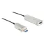 Delock aktív optikai kábel USB 3.0-A apa > USB 3.0-A anya 50 m (83740)