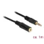 Delock Stereo Jack hosszabbító kábel 3.5 mm 3 pin apa > anya 1 m fekete (83764)