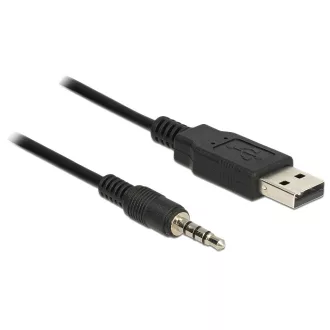   Delock kábel USB TTL apa > 3,5 mm-es 4 tűs sztereó jack apa 1,8 m (5 V) (83778)