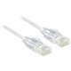 Delock kábel RJ45 Cat.6 UTP vékony 0.5 m