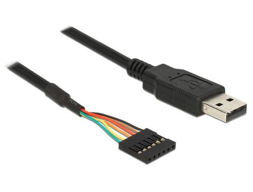 Delock kábel USB apa > TTL 6 tűs fejléc anya 1,8 m (5 V)