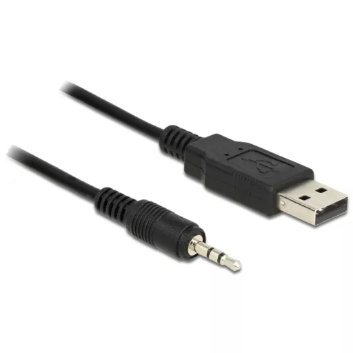 Delock kábel USB TTL apa > 2,5 mm 3 tűs sztereó jack apa 1,8 m (5 V) (83788)