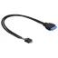 Delock kábel USB 3.0 tűs fejléc apa > USB 2.0 tűs fejléc apa 60 cm (83792)