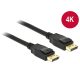 Delock Kábel Displayport 1.2 dugó > Displayport dugó 4K 1 m